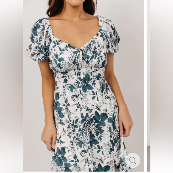 Baltic Born Cadence Midi dress, Jade Floral, medium, only worn once - Picture 3 of 7